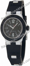 Bvlgari Diagono Aluminum and Black Rubber Ladies Watch AL29BTAVD
