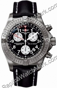 Breitling Aeromarine Chrono Avenger M1 Titanium Black Mens Watch
