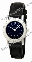 Bvlgari Bvlgari-Bvlgari Black Guilloche Leather Ladies Watch BB2