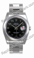 Swiss Rolex Oyster Perpetual Datejust Mens Watch 116200-BKAO