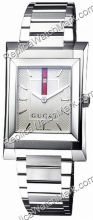 Gucci 111 Guccio Bracelet Polished Stainless Steel Square Case M