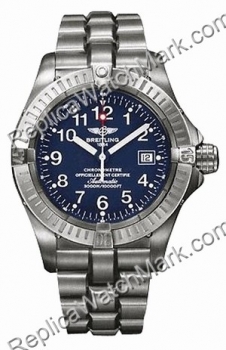 Breitling Aeromarine Avenger Seawolf Titanium Blue Mens Watch E1
