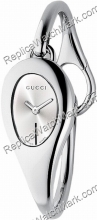 Gucci 103 Serie Horsebit Silver Dial Große Damenuhr YA103506