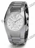 Bvlgari Ergon White Chronograph Steel Mens Watch 101547