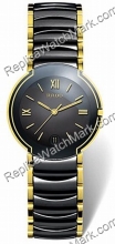Rado Coupole Schwarz / Gold-Tone Ceramic Herrenuhr R22622182 Rado Coupole Schwarz / Gold-Tone Ceramic Herrenuhr R22622182