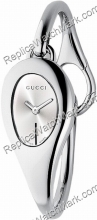 Gucci 103 Serie Horsebit Silver Dial Große Damenuhr YA103506 Gucci 103 Serie Horsebit Silver Dial Große Damenuhr YA103506