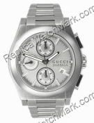 Gucci 115 Panteón hombre Cronógrafo reloj de plata YA115206
