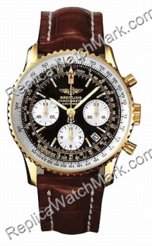 Breitling Navitimer Amarillo 18kt Hombres Brown Gold Watch K2332