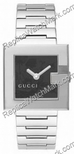 Gucci G-Watch 108G Señoras Negro Dial Flor Ver YA108501