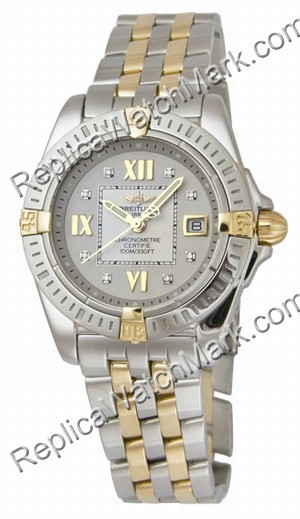 Windrider Breitling cabina Diamante reloj dama B7135612-G5-367D