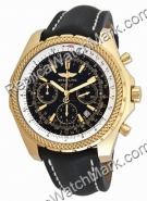 Breitling Navitimer jaune 18 kt Mens Steel Gold Black Watch D233