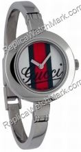 Gucci 105 Series rayé Mesdames Dial Bracelet Mini Watch YA105519