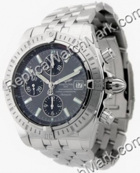 Breitling Chronomat Windrider Mens Evolution Steel Grey Watch A1