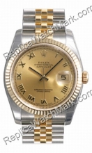 Swiss Rolex Oyster Perpetual Datejust Mens Watch 116233-CORJ