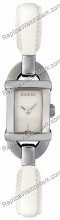 Gucci 6800 Mesdames Steel Series Blanc Watch YA068522
