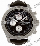 Breitling Aeromarine Super Avenger Mens Steel Black Watch A13370