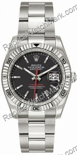 Hommes suisse Rolex Oyster Perpetual Datejust or blanc 18 kt et