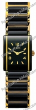 Rado Integral or jaune 18 kt Black Ladies Mini Ceramic Watch R20