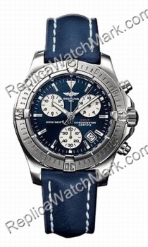 Breitling Aeromarine Chrono Mens acier Colt Blue Watch A7338011-