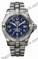 Breitling Avenger Seawolf Aeromarine Mens Titanium Blue Watch E1