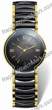 Rado Coupole Black / Gold-Tone Mens Watch céramique R22622182