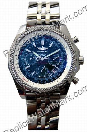 Breitling Bentley Motors Homme chronographe en acier Blue Watch