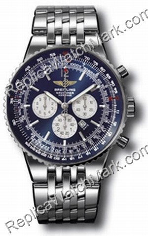 Breitling Navitimer Mens patrimoine Steel Blue Watch A3534012-C5