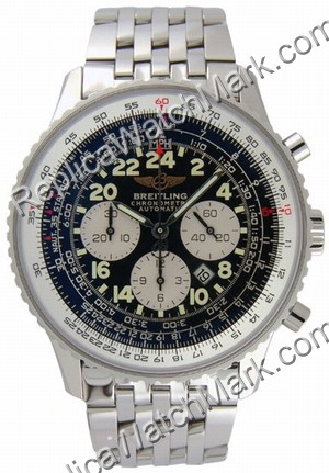 Breitling Navitimer Cosmonaute Mens Steel Black Watch A2232212-B