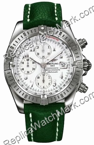 Breitling Windrider Chronomat Evolution Steel Green Mens Watch A