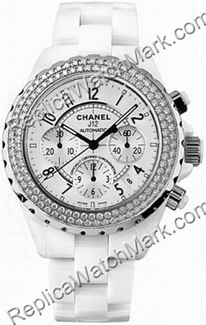 Chanel J12 Chronograph Mens Watch H1008 - Click Image to Close