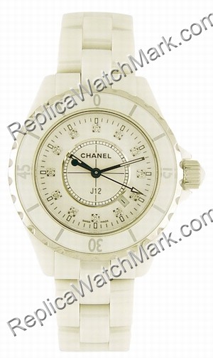 Chanel H1628 J12 Diamonds Unisex Watch - Click Image to Close