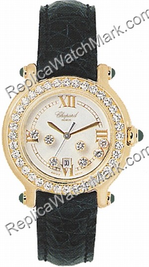 Chopard Happy Sport 18kt Gold 276144-23-0008 (27/6144-23/11y) - Click Image to Close