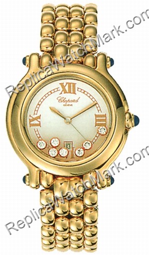 Chopard Happy Sport 18kt Gold 276137-0013 (27/6137-23y) - Click Image to Close