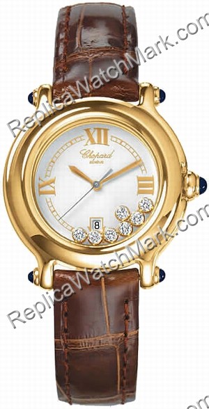 Chopard Happy Sport 18kt Gold 276144-0007 (27/6144-23y) - Click Image to Close
