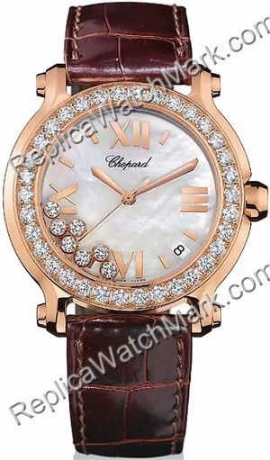 Chopard Happy Sport 18kt Gold 277473-5002 (27/7473-20) - Click Image to Close