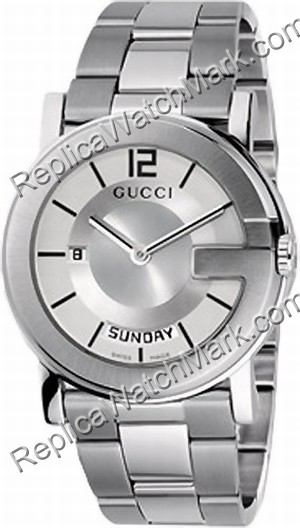 Uomo d'acciaio G-Gucci Watch 101G Watch YA101306 - Clicca l'immagine per chiudere