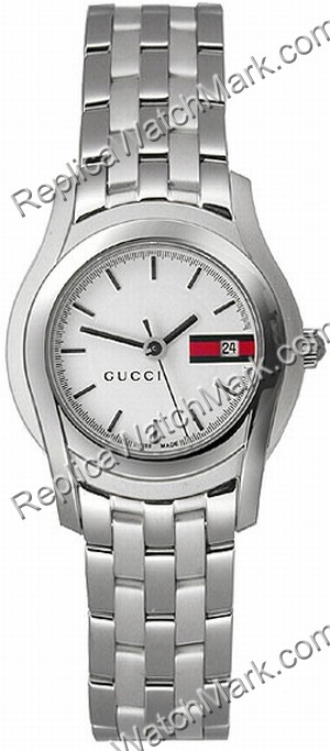 Gucci 5500 Series Steel Ladies Watch YA055513 - Click Image to Close