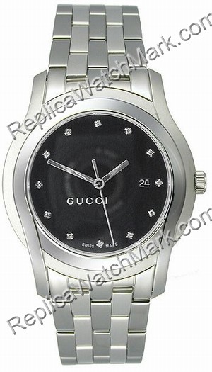 Orologio Gucci 5.505 Uomo Acciaio Nero YA055213 - Clicca l'immagine per chiudere