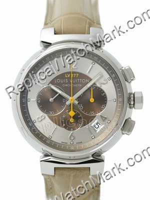 Replica Louis Vuitton Watch white dial with rubber band - Click Image to Close
