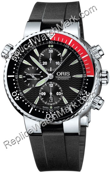 Oris Diver Chronograph Mens Watch 674.7599.71.54.RS - Click Image to Close