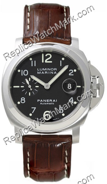 Panerai Luminor Marina Automatic Mens Watch PAM00164 - Click Image to Close