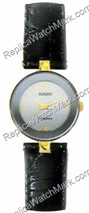 Rado Florence Mesdames Gold-Tone cuir Black Watch R48745105 - Cliquez sur l'image pour la fermer