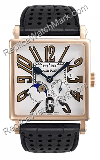 Roger Dubuis Золотой квадрат Мужские часы G40.5739.5.3.62 - закрыть