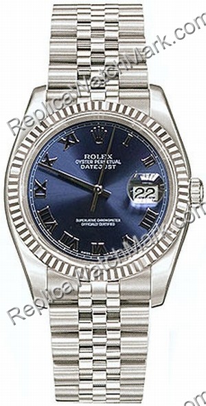 Rolex Oyster Perpetual Datejust Mens Watch 116234-BLRJ - Click Image to Close