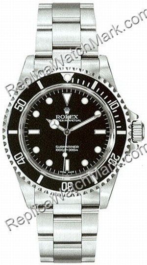 Swiss Rolex Oyster Perpetual Submariner Steel Mens Watch 14060M - Click Image to Close