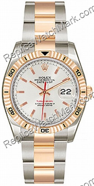 Швейцарская Rolex Oyster Perpetual Datejust Two-Tone 18kt розового золота - закрыть