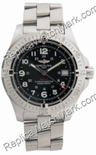 Breitling Colt Aeromarine Mens Steel Quartz Black Watch A7438010