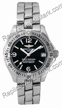 Aeromarine Breitling Colt Oceane Ladies Steel Black Watch A77350