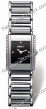 Ladies Diamond Silver Rado Integral Ceramic Watch R20430732