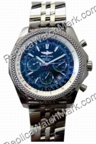 Breitling Bentley Motors Chronograph Steel Blue Mens Watch A2536